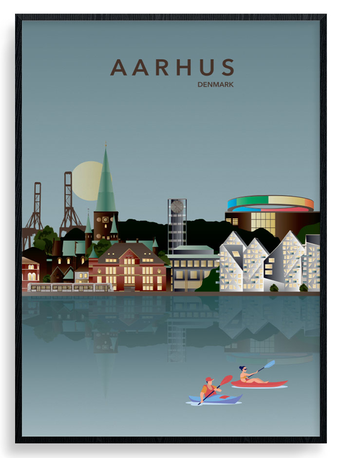 Anvendelse respekt Modig Aarhus Plakat
