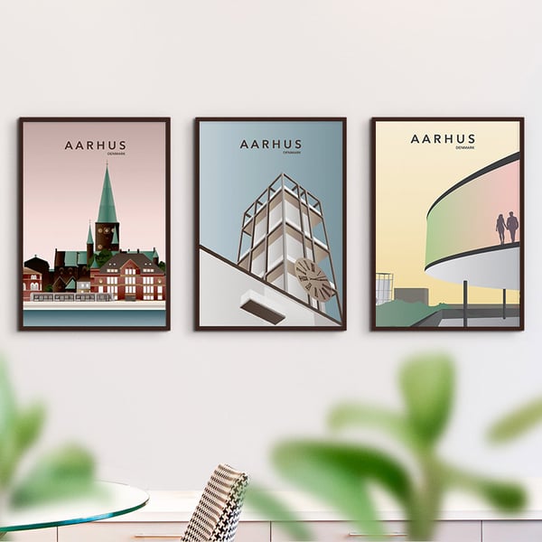 Aarhus plakatvæg (3 plakater)