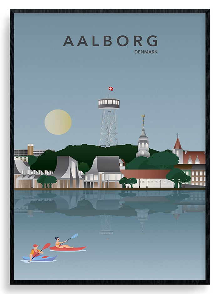Fremskynde jøde Decrement Aalborg Plakat
