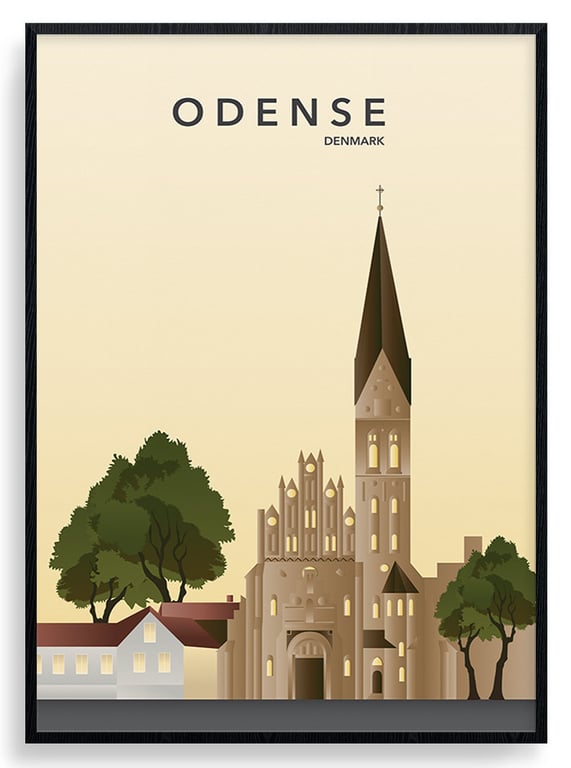 foretrække fætter indelukke Odense Sankt Albani Plakat