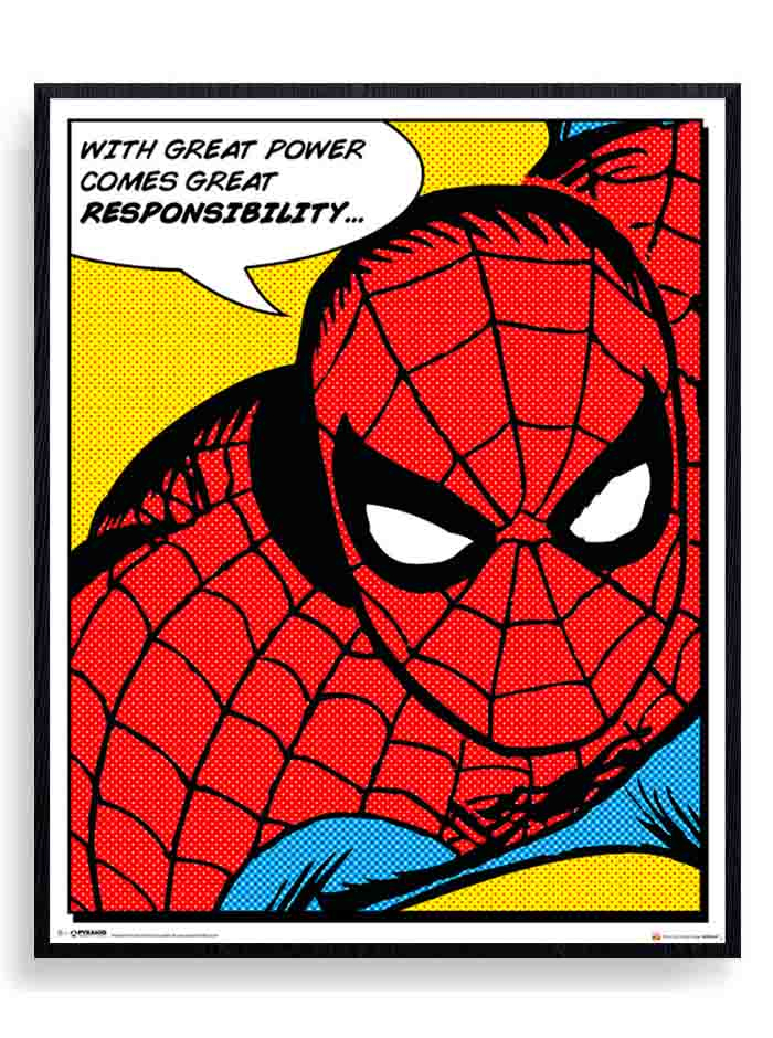 Spiderman - power Plakat